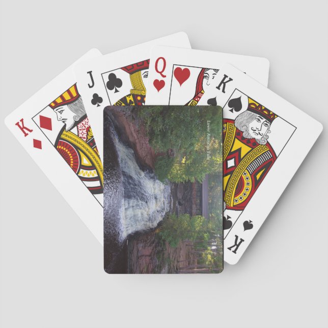 Lower Amnicon Falls playing cards (Back)