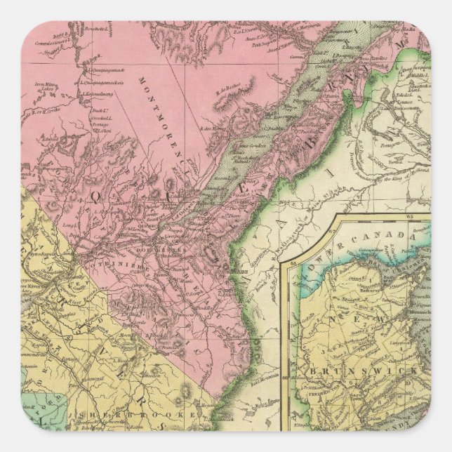 Lower Canada 2 Square Sticker (Front)