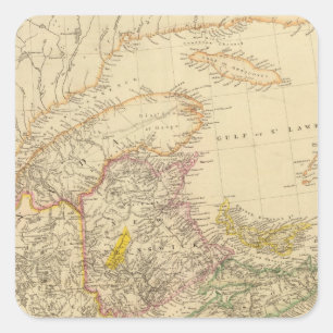 Lower Canada 4 Square Sticker
