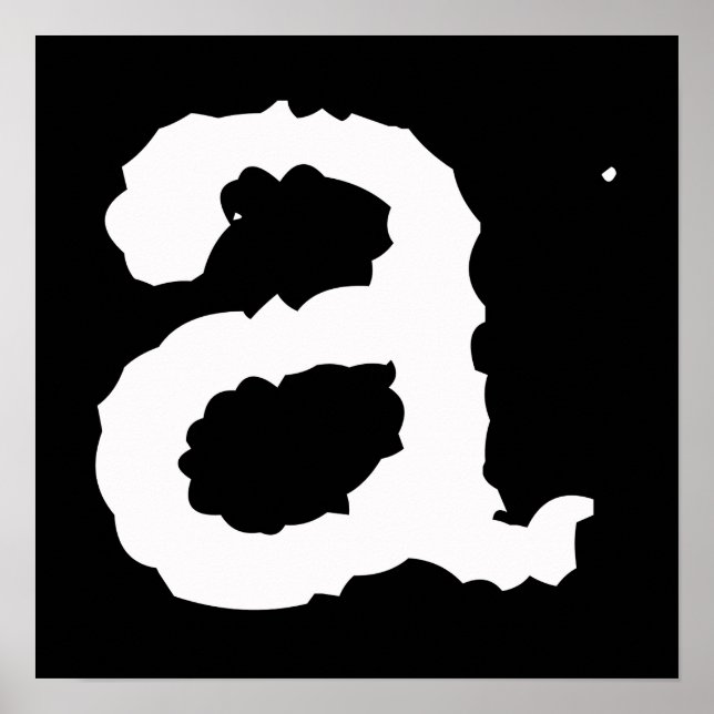 lower case a poster (Front)