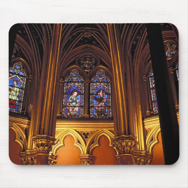 Lower chapel of La Sainte-Chapelle, Paris, 2 Mouse Mat (Front)