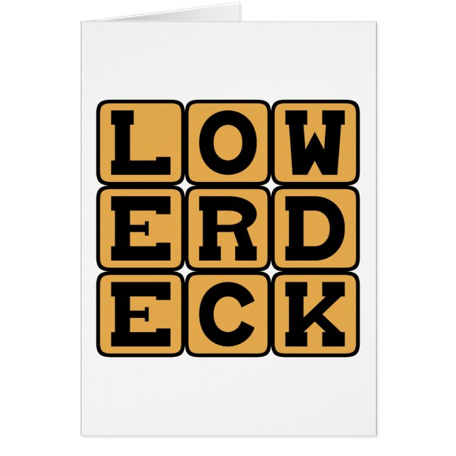 Lower Deck, Seating Chart Option (Front)