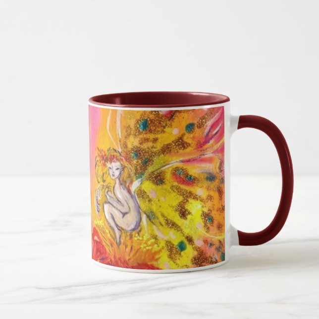 LOWER FAIRIES OF DAWN Fantasy Watercolor Mug (Right)