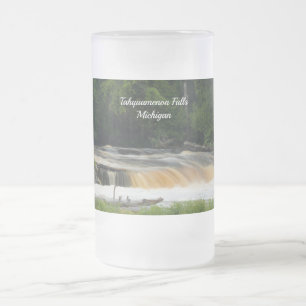 Lower Falls At Tahquamenon Frosted Mug