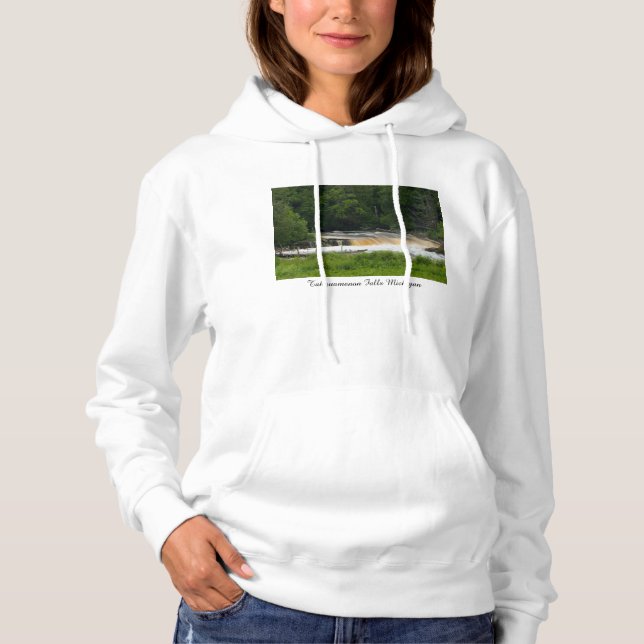 Lower Falls At Tahquamenon Hoodie (Front)