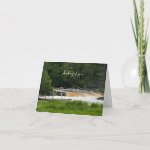 Lower Falls At Tahquamenon Thinking Of You Card