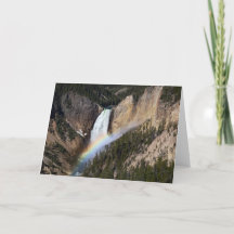 Lower Falls Folded Greeting Card