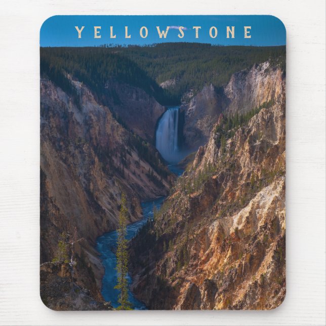 Lower Falls Grand Canyon of the Yellowstone Mouse Mat (Front)