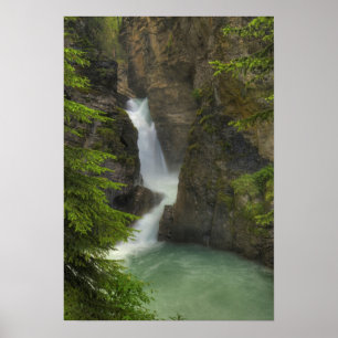 Lower falls, Johnston Canyon Poster