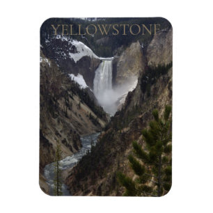 Lower Falls Yellowstone National Park  Magnet