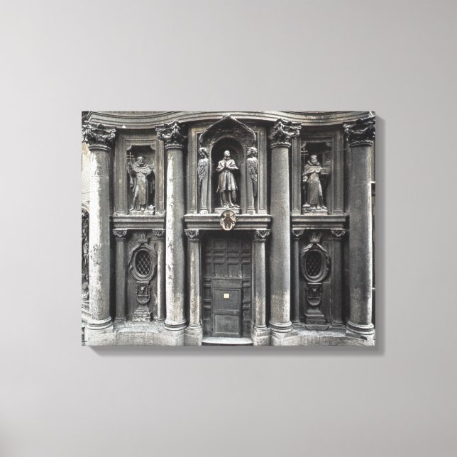 Lower half of the facade, 1637-41 canvas print (Front)