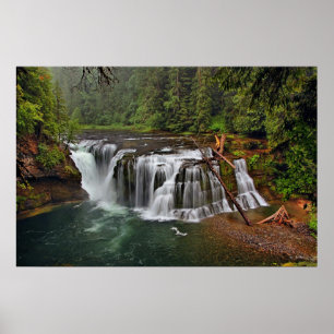 LOWER LEWIS RIVER FALLS POSTER