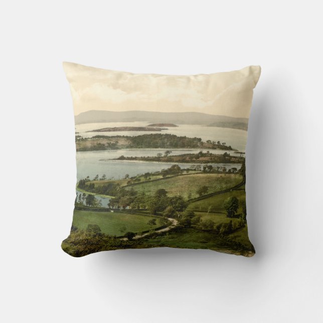 Lower Lough Erne, Co Fermanagh, Northern Ireland Cushion (Front)