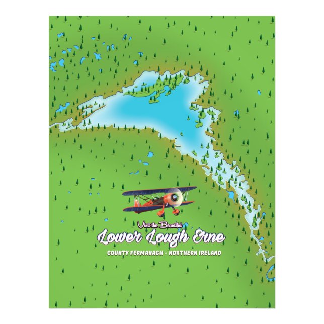 lower lough erne Northern Ireland Photo Print (Front)