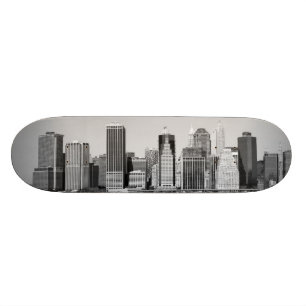 lower Manhattan Skyline, New York City Skateboard