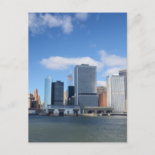 Lower Manhattan Skyline Postcard (Front)