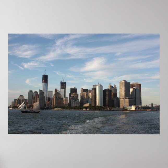 Lower Manhattan Skyline Poster (Front)