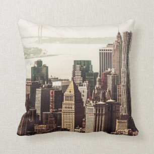 Lower Manhattan Skyline - View from Midtown Cushion