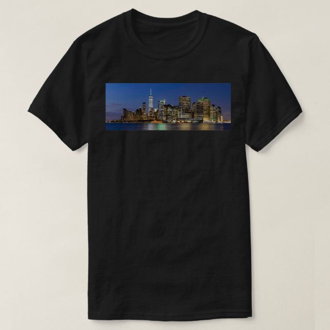 Lower Manhattan Wall Street New York City 1 T-Shirt (Design Front)