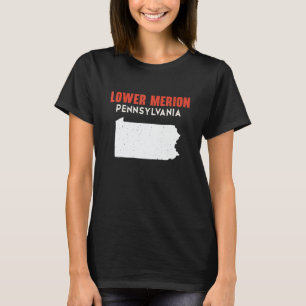 Lower Merion Pennsylvania USA State America Travel T-Shirt