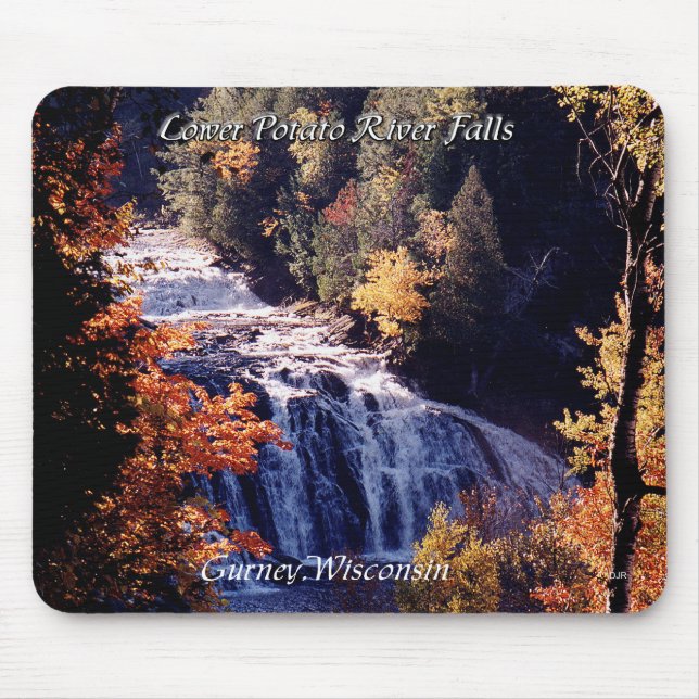 Lower Potato River Falls mousepad (Front)