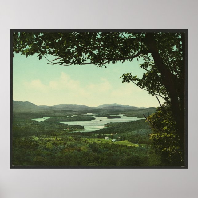Lower Saranac Lake, Adirondacks Poster (Front)