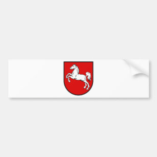 Lower Saxony (Germany) Coat of Arms Bumper Sticker