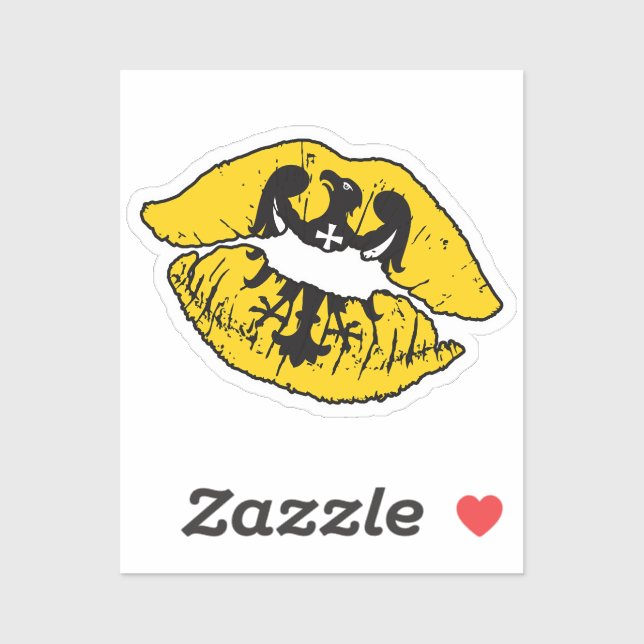 Lower Silesia Lower Silesian Lipstick Love Flag (Sheet)