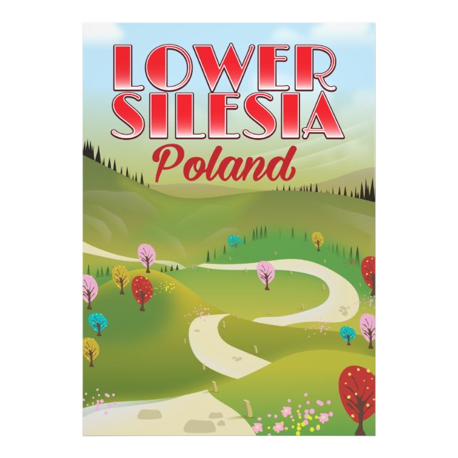 lower Silesia Poland travel poster (Front)