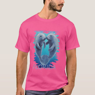 Lower Sugarloaf Key Florida Vacation Cute Manatees T-Shirt