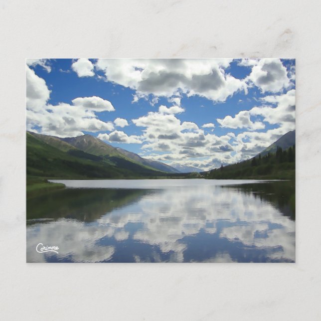 Lower Summit Lake - Postcard (Front)