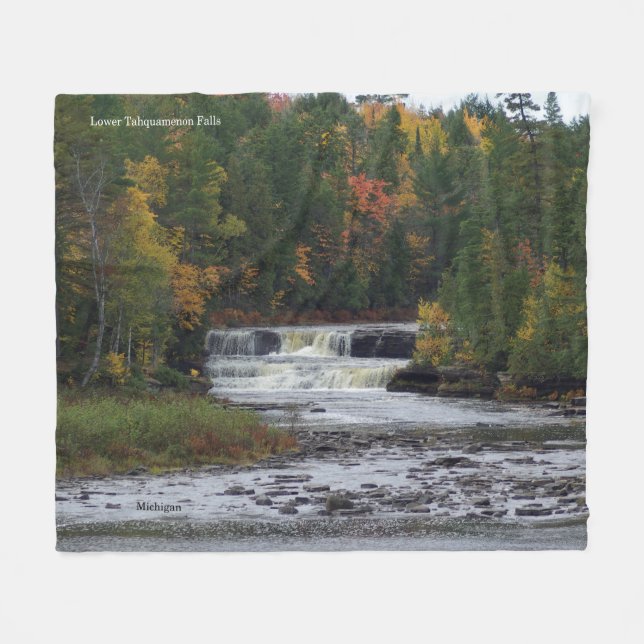 Lower Tahquamenon Falls blanket (Front (Horizontal))