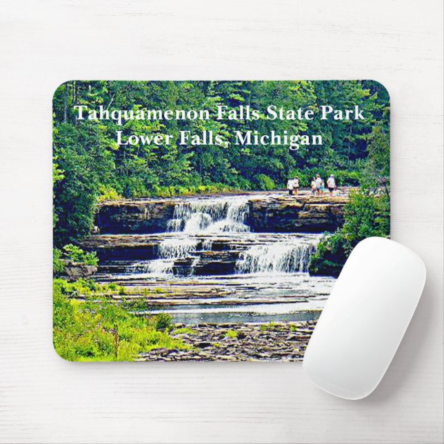 Lower Tahquamenon Falls State Park, Michigan Mouse Mat (With Mouse)