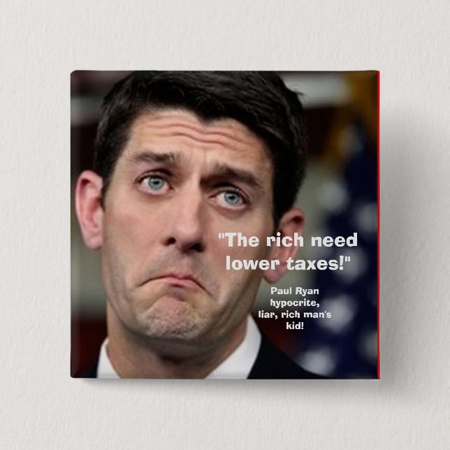 LOWER TAXES - Button (Front)