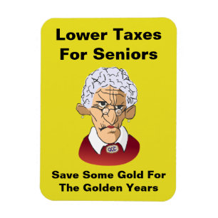 Lower Taxes For Seniors Magnet