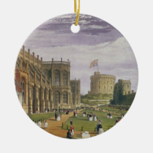 Lower Ward with a view of St George's Chapel and t Ceramic Tree Decoration