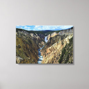 Lower Yellowstone Falls Canvas Print
