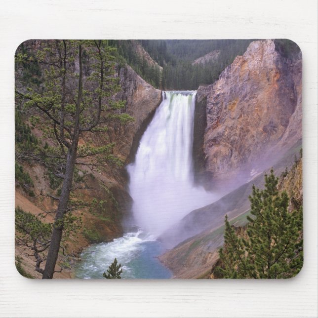 Lower Yellowstone Falls, Grand Canyon of Mouse Mat (Front)