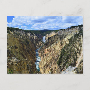 Lower Yellowstone Falls Postcard