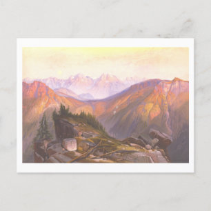 Lower Yellowstone Range Vintage Prang Lithograph Postcard