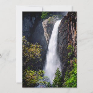 Lower Yosemite Falls Cascading Thank You Card