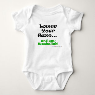 Lower your gaze baby bodysuit
