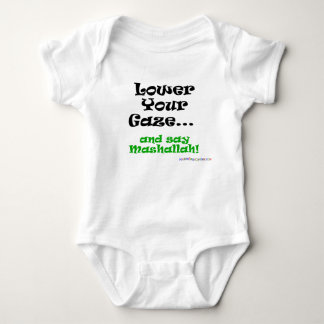 Lower your gaze baby bodysuit