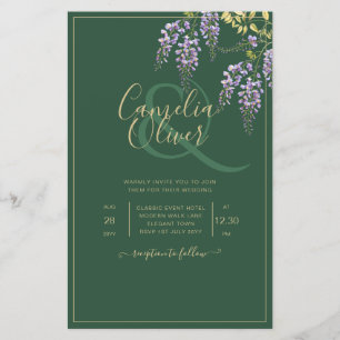 Lowest BUDGET All-in1 Teal Abstract Wedding Flyer
