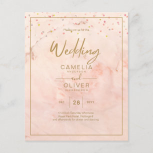 LOWEST BUDGET Gold Text Script Elegant Modern Flyer