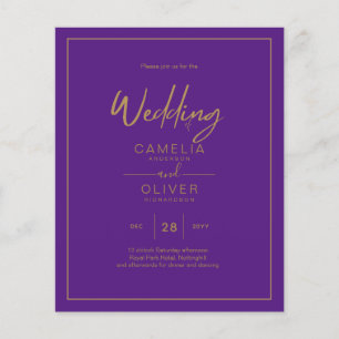 LOWEST BUDGET Gold Text Script Elegant Modern Flyer