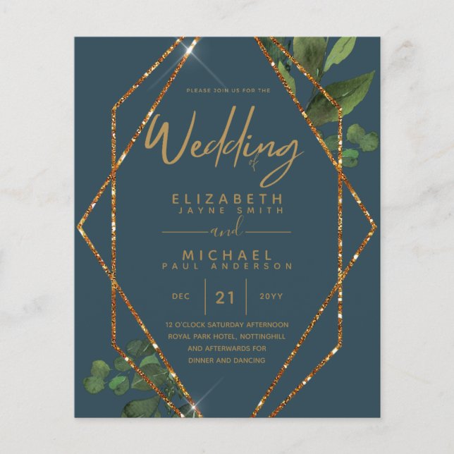 Lowest Budget Wedding Invitation FLYERS (Front)