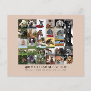 Lowest Prices! 35 x PHOTOS Collage and Custom Text Flyer