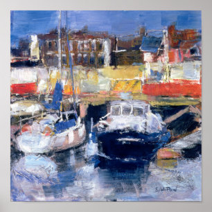 Lowestoft Harbour View Poster