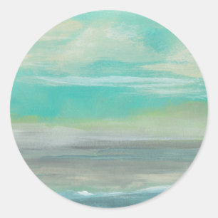 Lowland Beach I Classic Round Sticker